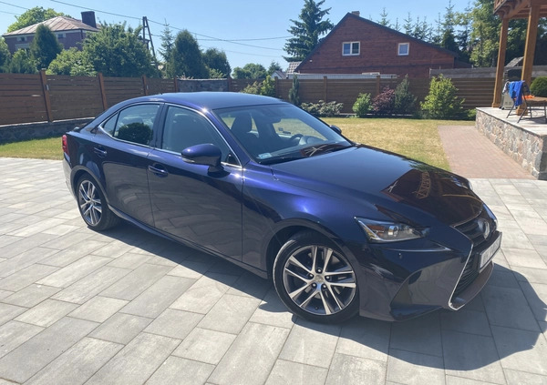 Lexus IS cena 114900 przebieg: 86500, rok produkcji 2018 z Warszawa małe 92